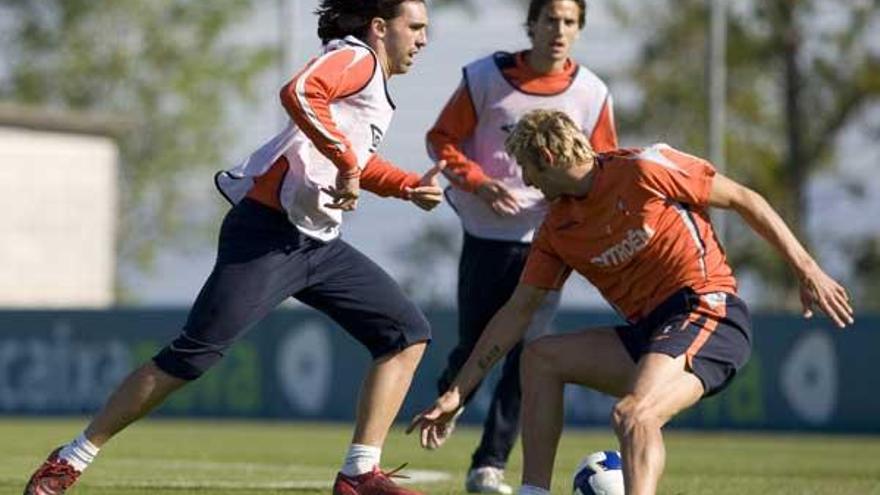 Jordi, Óscar Díaz y Rubén, en A Madroa.