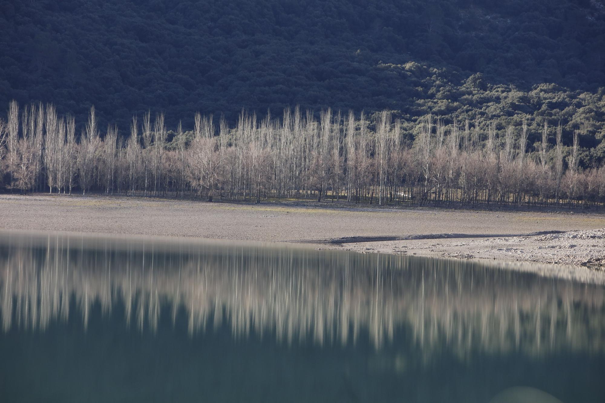 Winter auf Mallorca - die traumhafte Landschaft am Stausee Gorg Blau