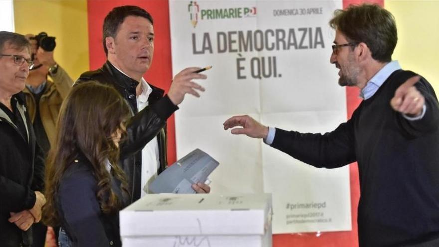 Los resultados parciales dan a Renzi como ganador de las primarias del Partido Demócrata