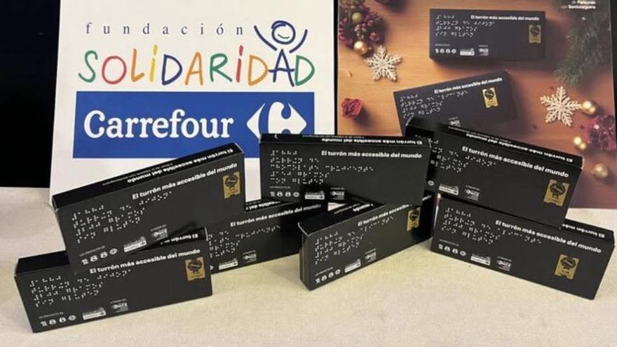 Vila-real se suma a la iniciativa del turrón solidario que lanza Carrefour en favor de las personas con sordoceguera
