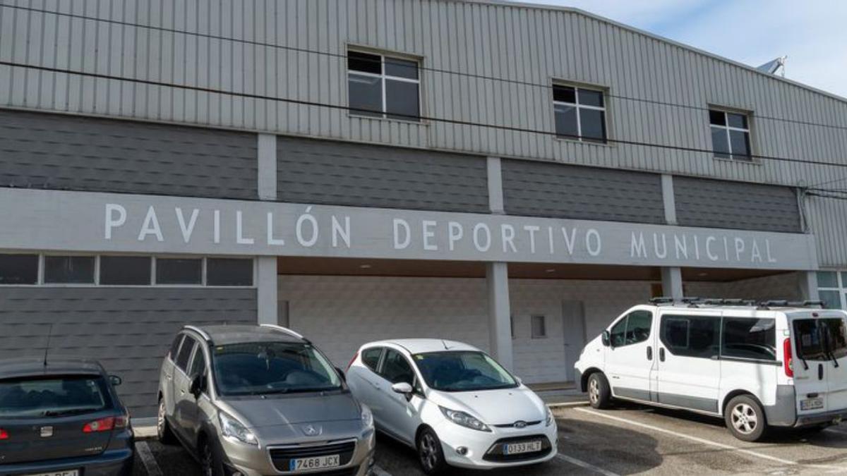 El pabellón deportivo, tras las obras finalizadas.