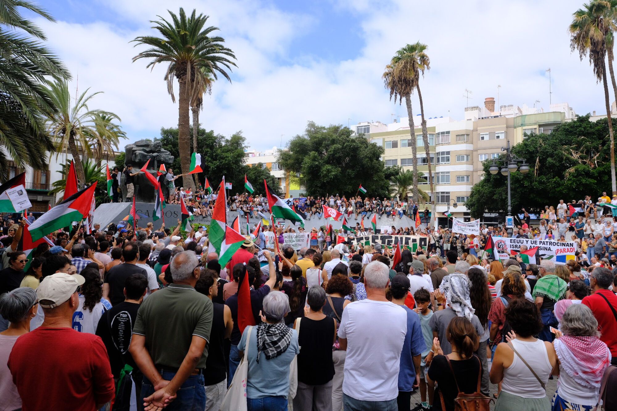  Manifestación en defensa de Palestina en Gran Canaria