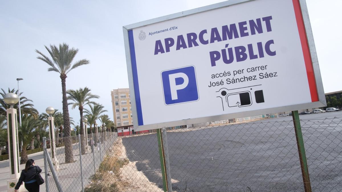 El solar donde está proyectado el Palacio de Congresos de Elche