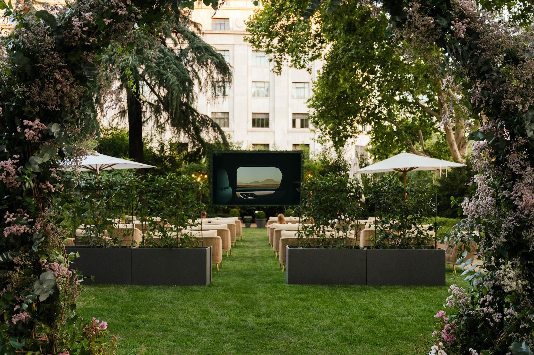 El cine de verano del Rosewood Villa Magna