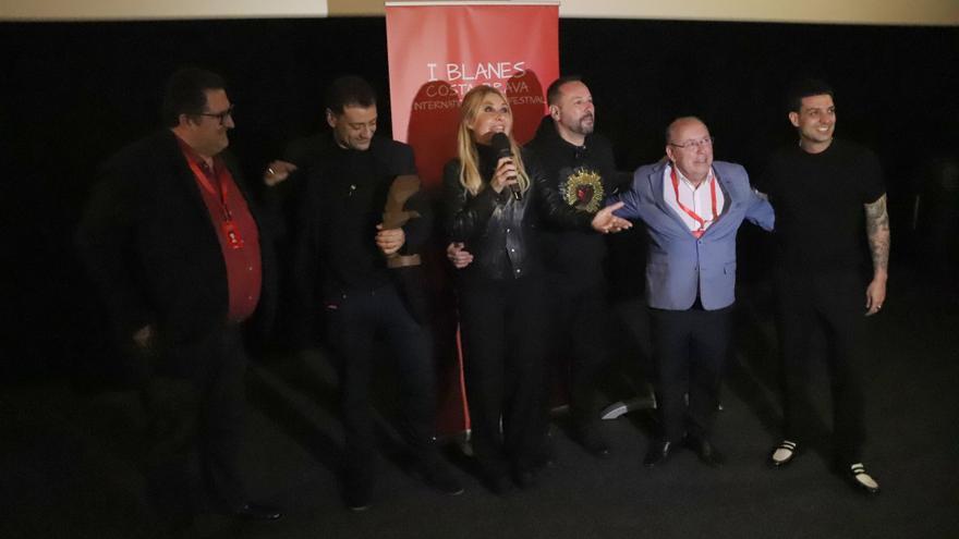 L&#039;artista Cayetana Guillén-Cuervo rep el premi del Festival Internacional de Cinema de Blanes