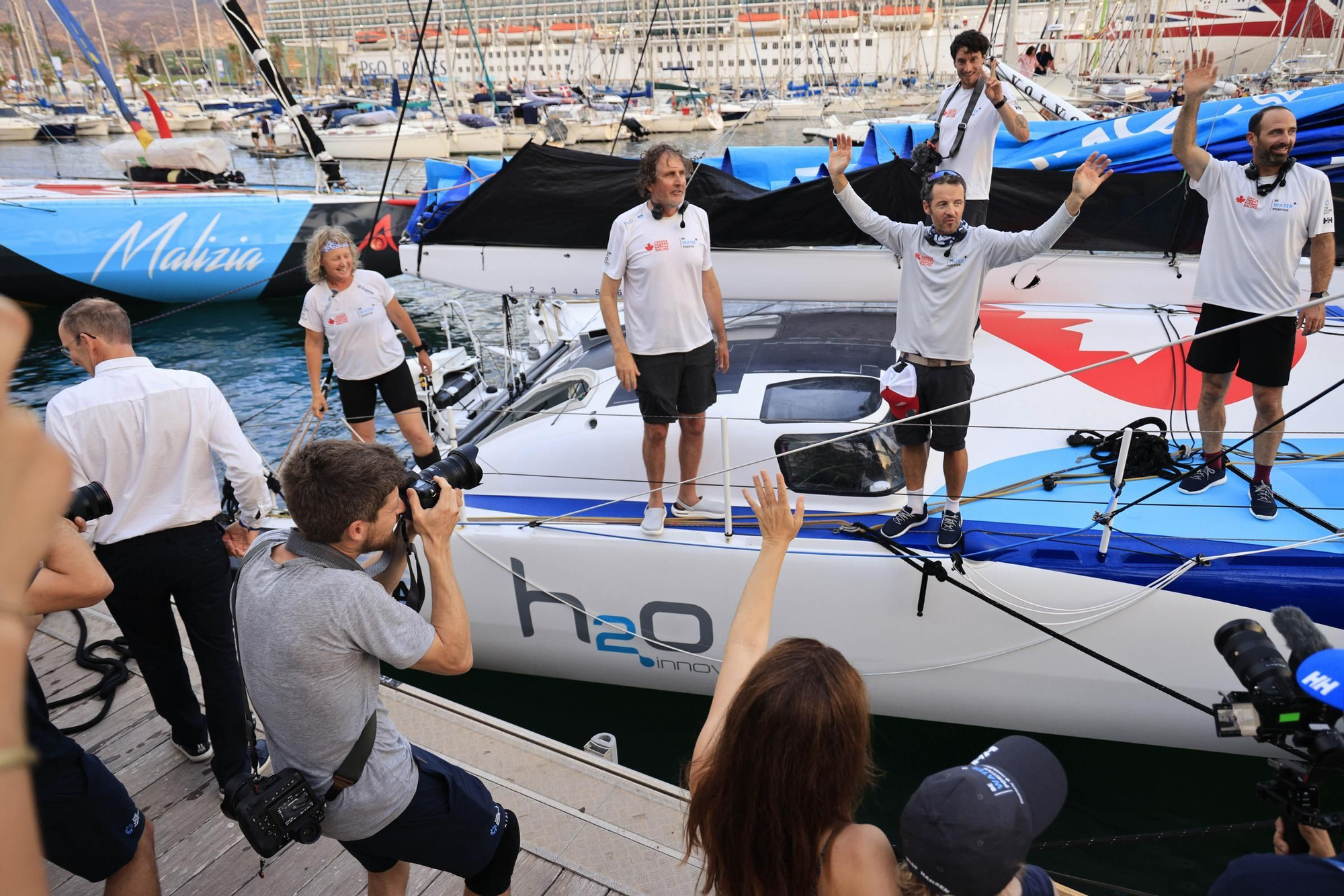 El ambiente de The Ocean Race en Cartagena