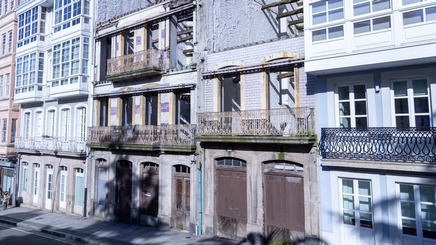 El edificio ruinoso de Santa Lucía que salió a subasta recientemente. | Germán Barreiros/Roller Agencia