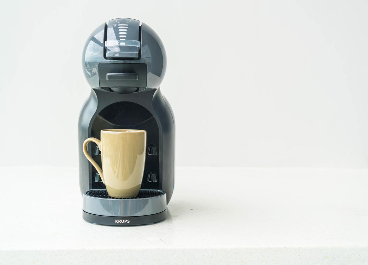 Máquina de café de cápsulas automática para el hogar, pequeña