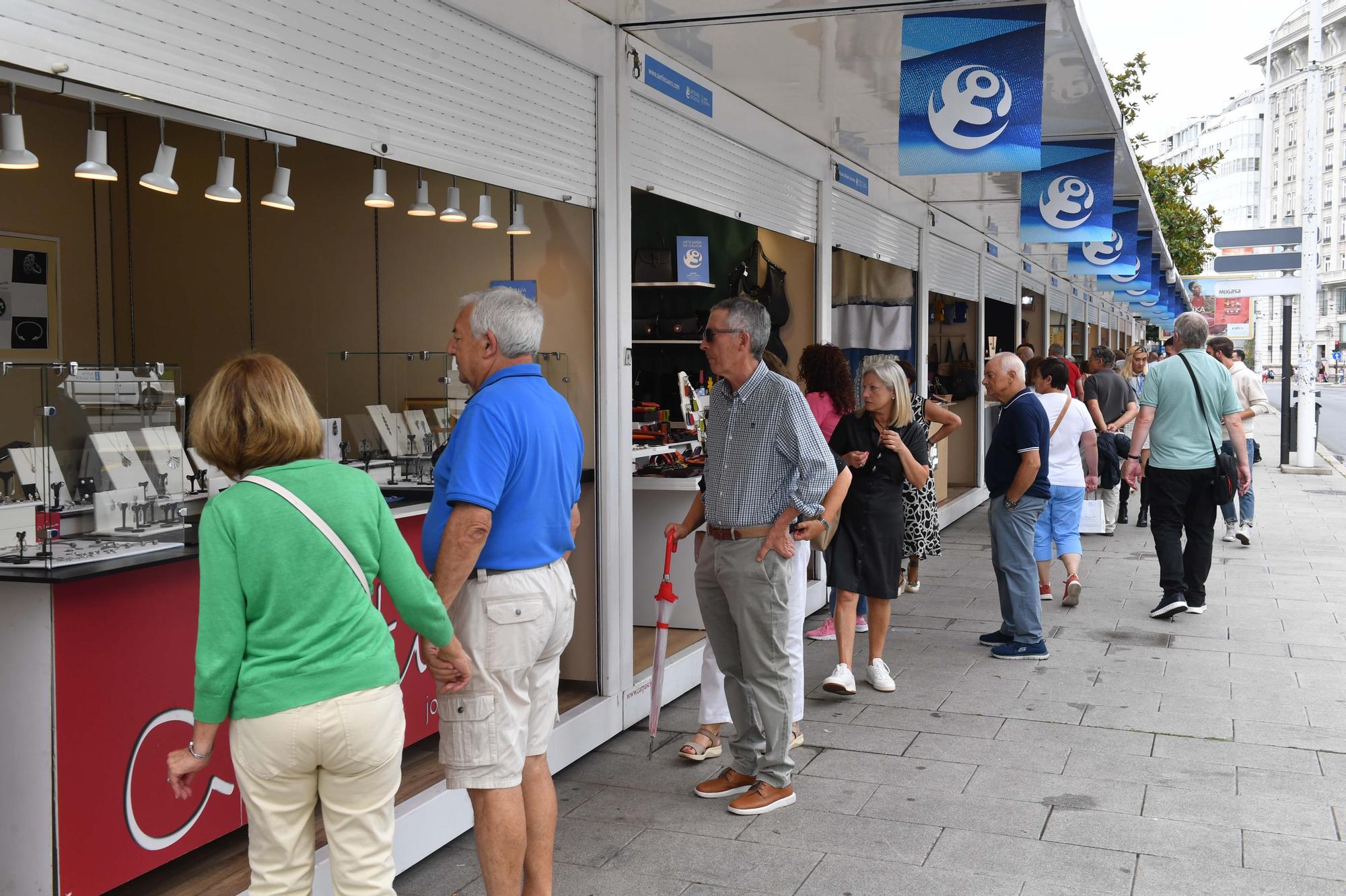 Arranca Mostrart A Coruña 2023: La feria de artesanía vuelve a los jardines de Méndez Núñez