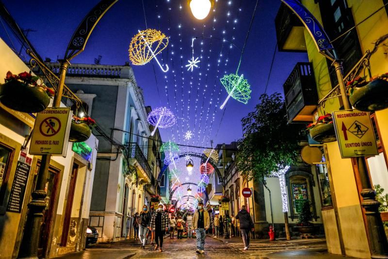 Recorrido por la iluminación en el casco de Gáldar