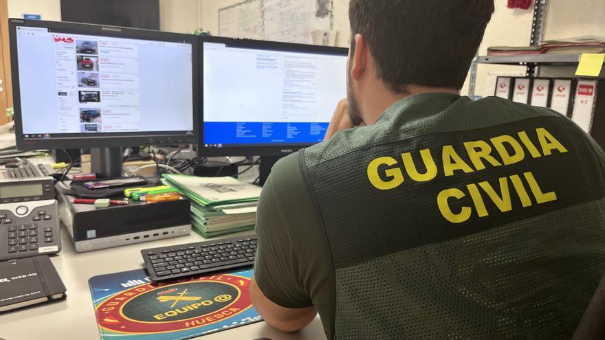 La Guardia Civil investiga a una persona residente en Bulgaria por estafar 23.200 euros a un vecino de Huesca