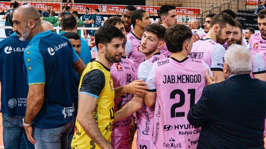 El equipo valenciano se despide de la Copa del Rey. | UPV LÉLEMAN CONQUERIDOR