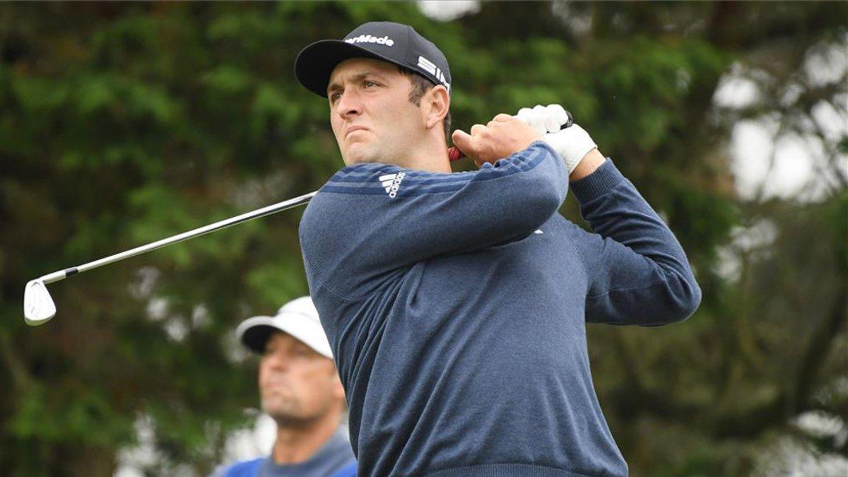 Jon Rahm en acción