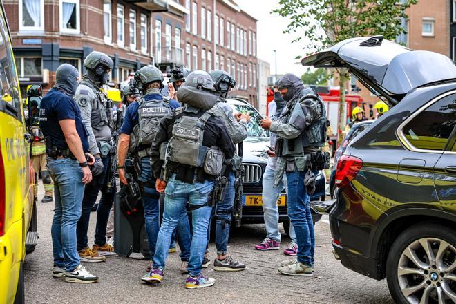 Las imágenes del tiroteo de Rotterdam que ha dejado al menos dos muertos