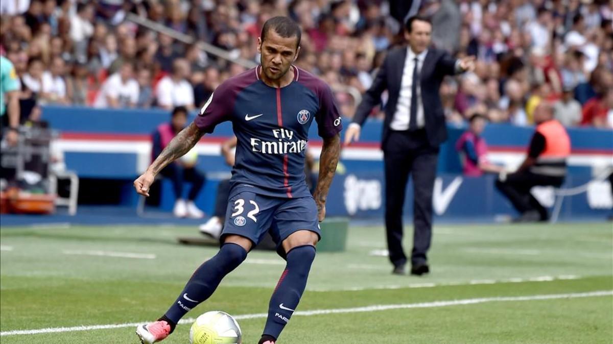 Dani Alves habló tras la victoria del PSG ante el Amiens