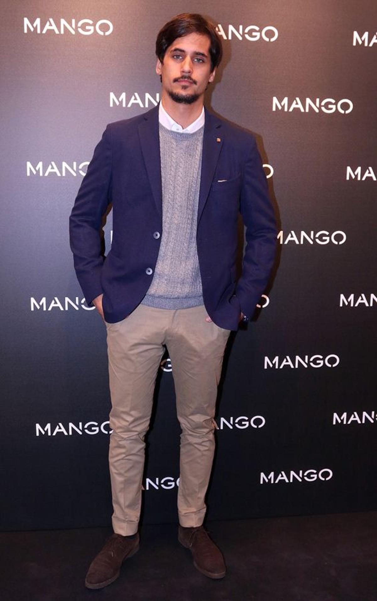 Alex Maruny en la fiesta de Mango en Barcelona