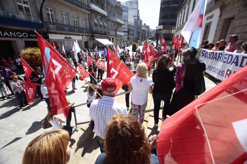 Manifestación en apoyo a los refugiados