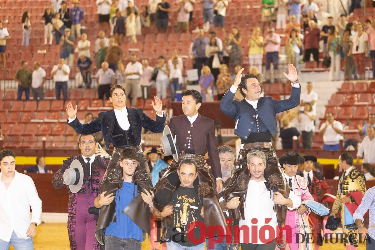 Corrida de Rejones en la Feria Taurina de Murcia (Andy Cartagena, Diego Ventura, Lea Vicens)