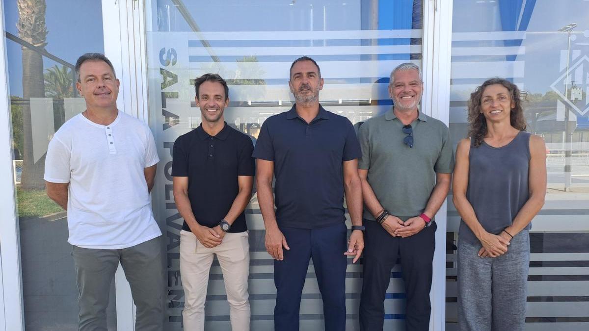 Imagen de la firma del acuerdo entre el Consell de Mallorca y la FFIB.