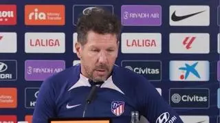 Simeone: "¿Si esperaba estar a 20 puntos de distancia con el líder? No tengo una bola mágica”