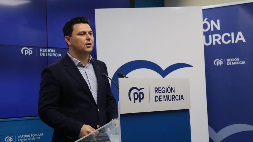 El secretario general del Partido Popular de la Región de Murcia, José Miguel Luengo