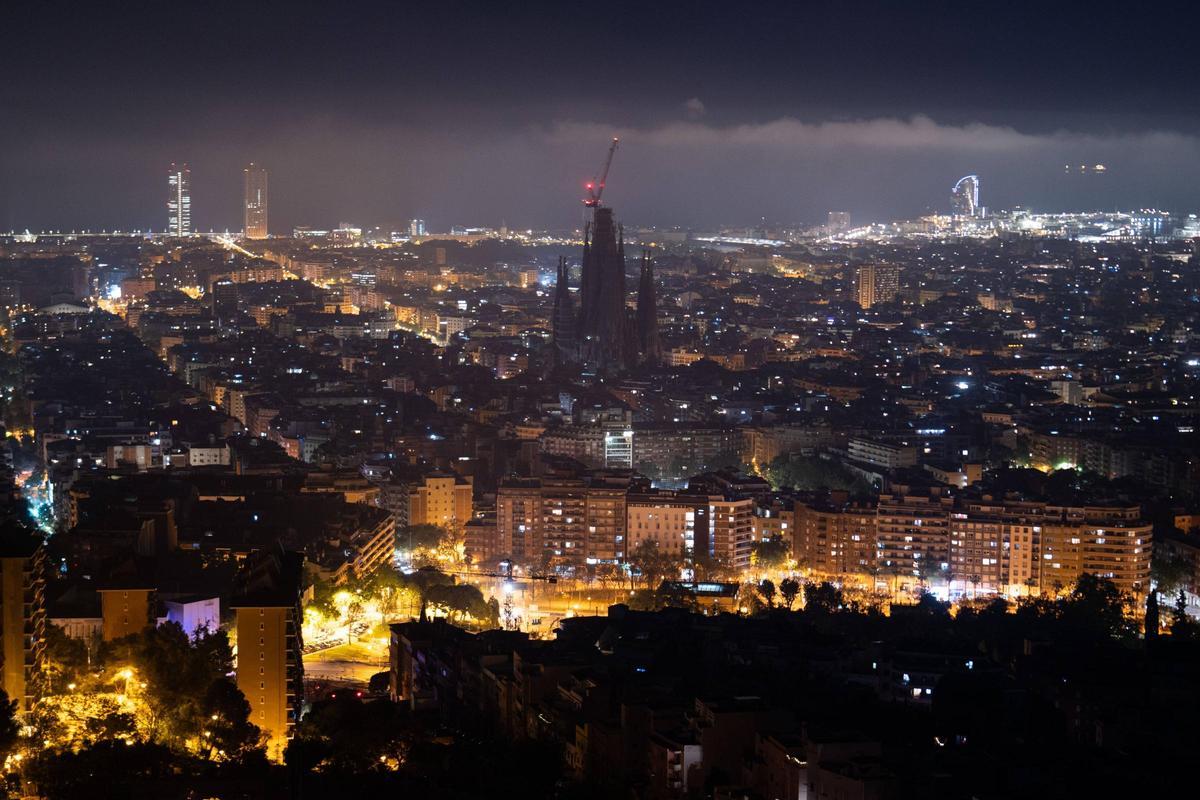 Vista de la ciudad de barcelona.