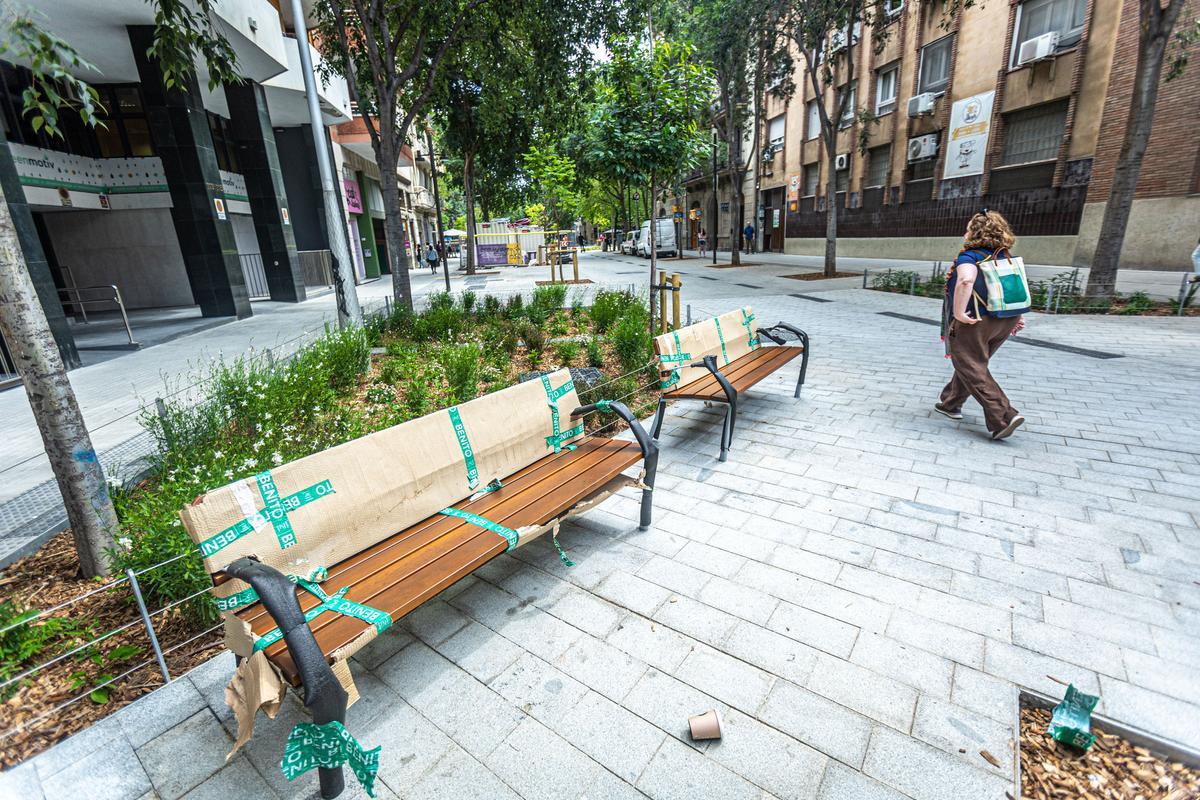 Escenas inesperadas de la Superilla del Eixample