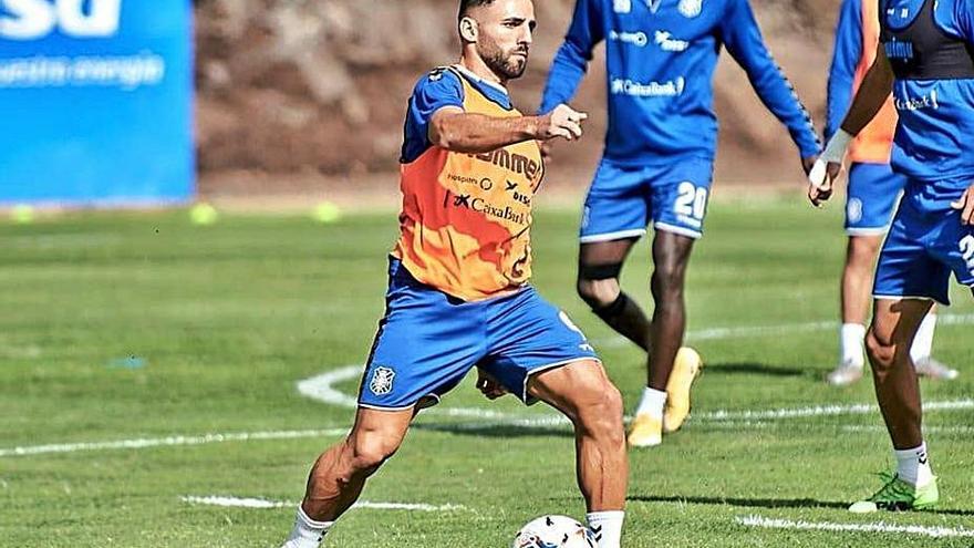 Nono González, en un entrenamiento en El Mundialito.