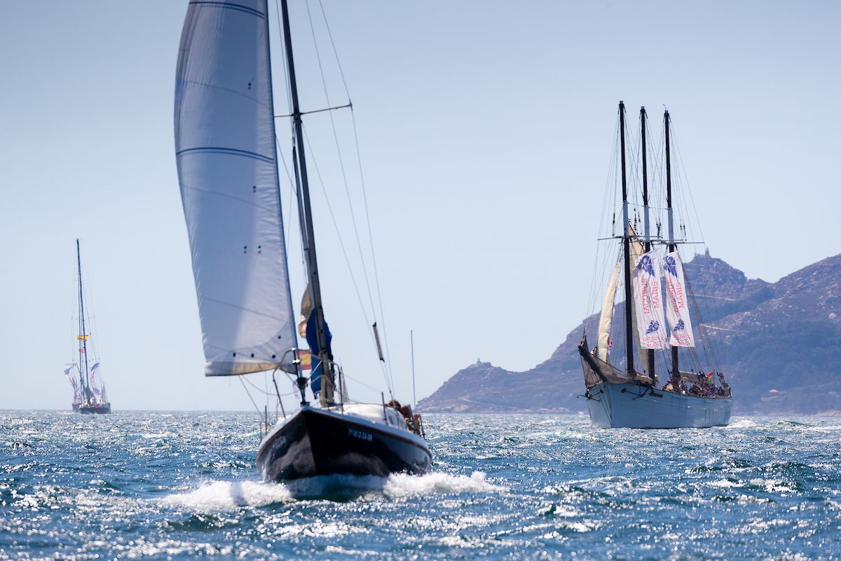 La Iacobus Maris arriba en Vigo