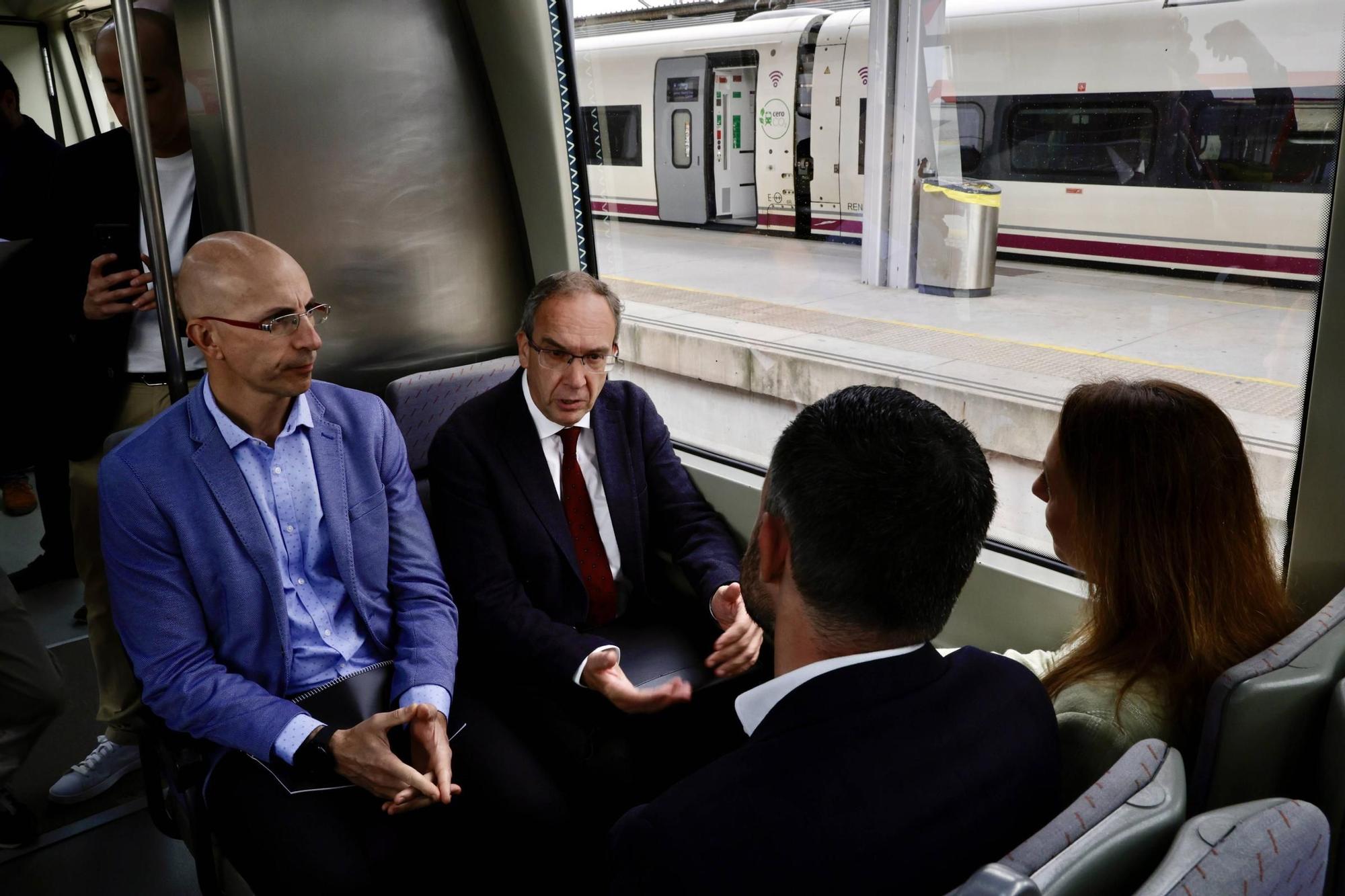 Así fue la inauguración del soterramiento de Langreo