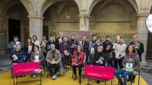 11/02/2026 Foto de familia de la 75 Nit de les Lletres Catalanes. CATALUÑA ESPAÑA EUROPA BARCELONA CULTURA EDU BAYER - IEC