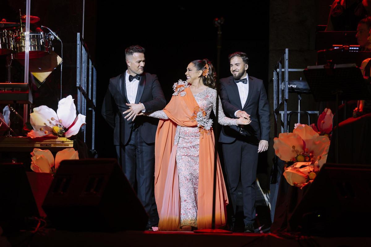 Así se vivió el concierto de Isabel Pantoja en el teatro Romano de Mérida