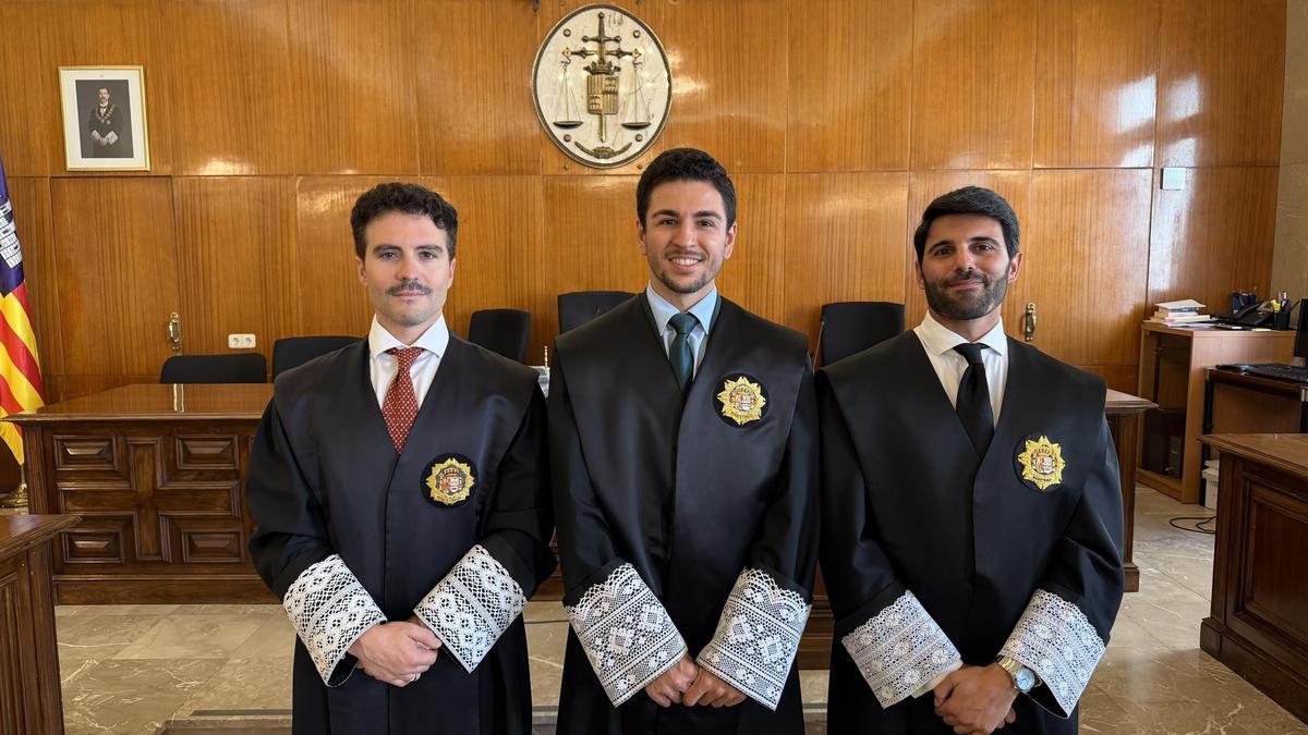 (De izquierda a derecha) Gonzalo Marco Ariño, Manuel Núñez Jiménez y Sirus Mashouf Mohsenin.