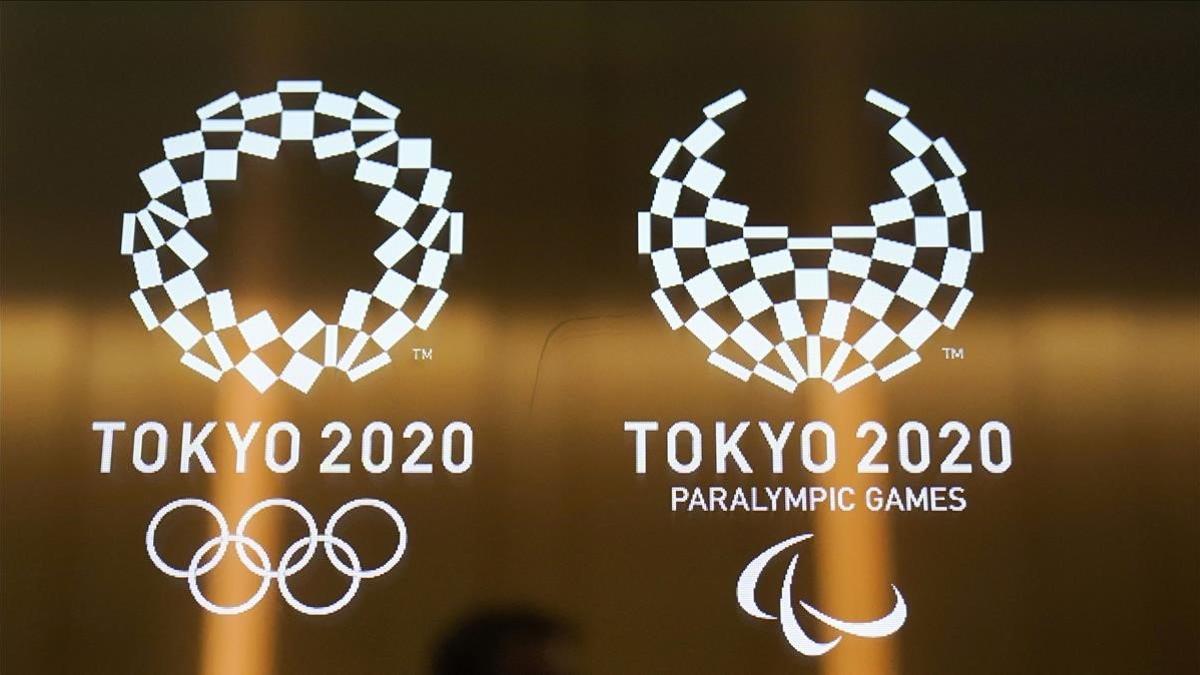 Los logos de los Juegos Olímpicos de Tokio y los paralímpicos.