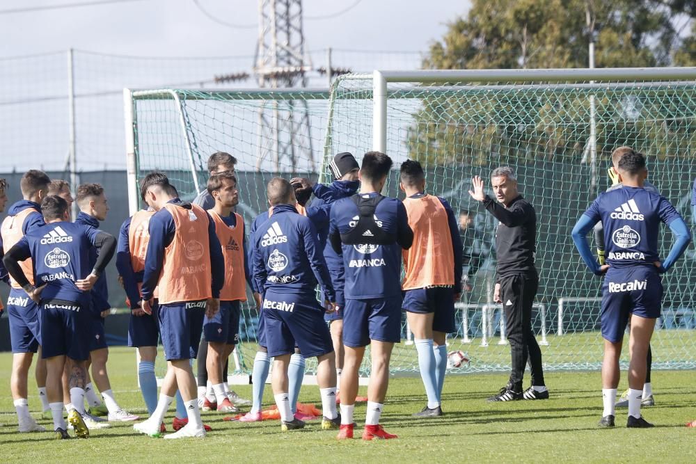 El Celta prepara con Aspas el partido ante el Girona