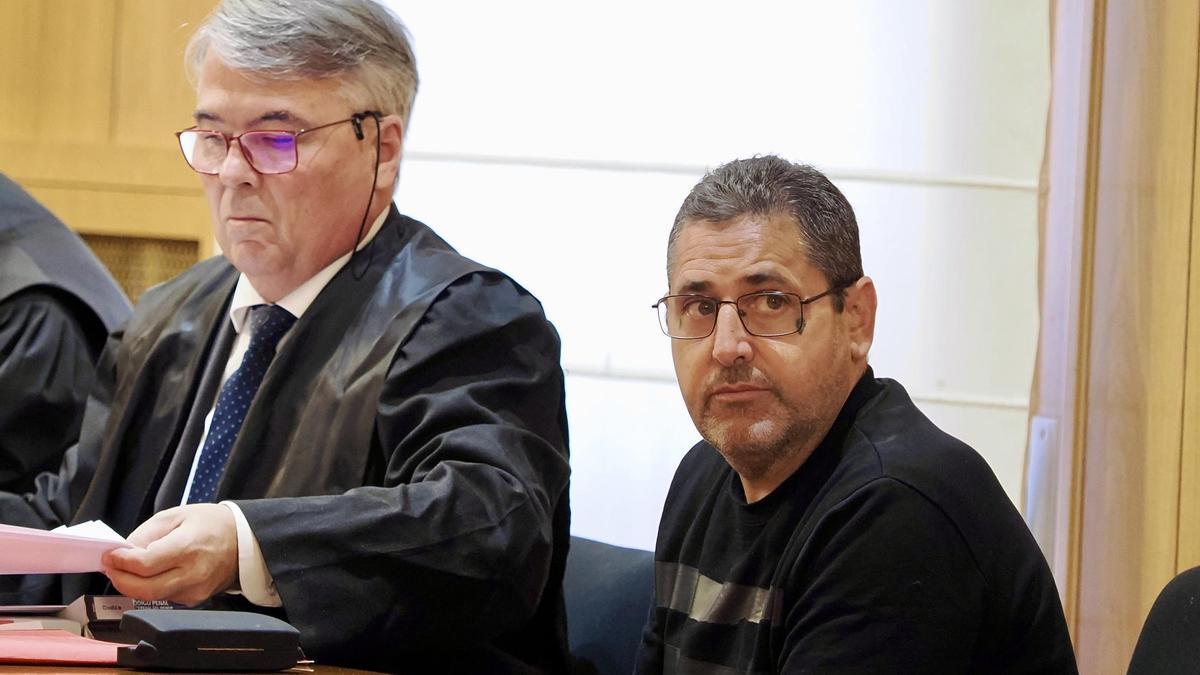 Juicio contra el acusado del doble crimen de Santovenia de Pisuerga con la formación del jurado popular.
