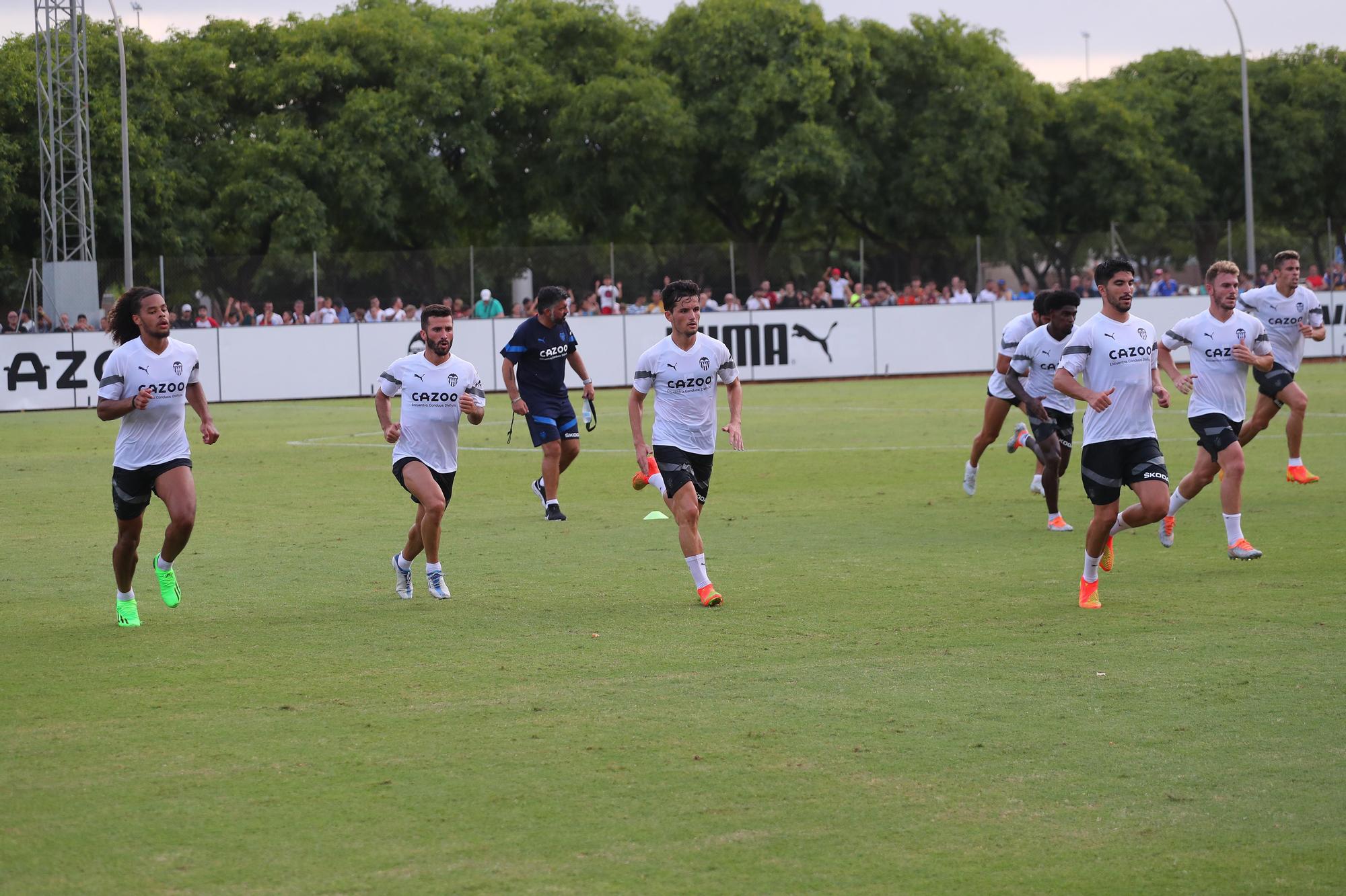 Así ha sido el entrenamiento del Valencia CF de hoy