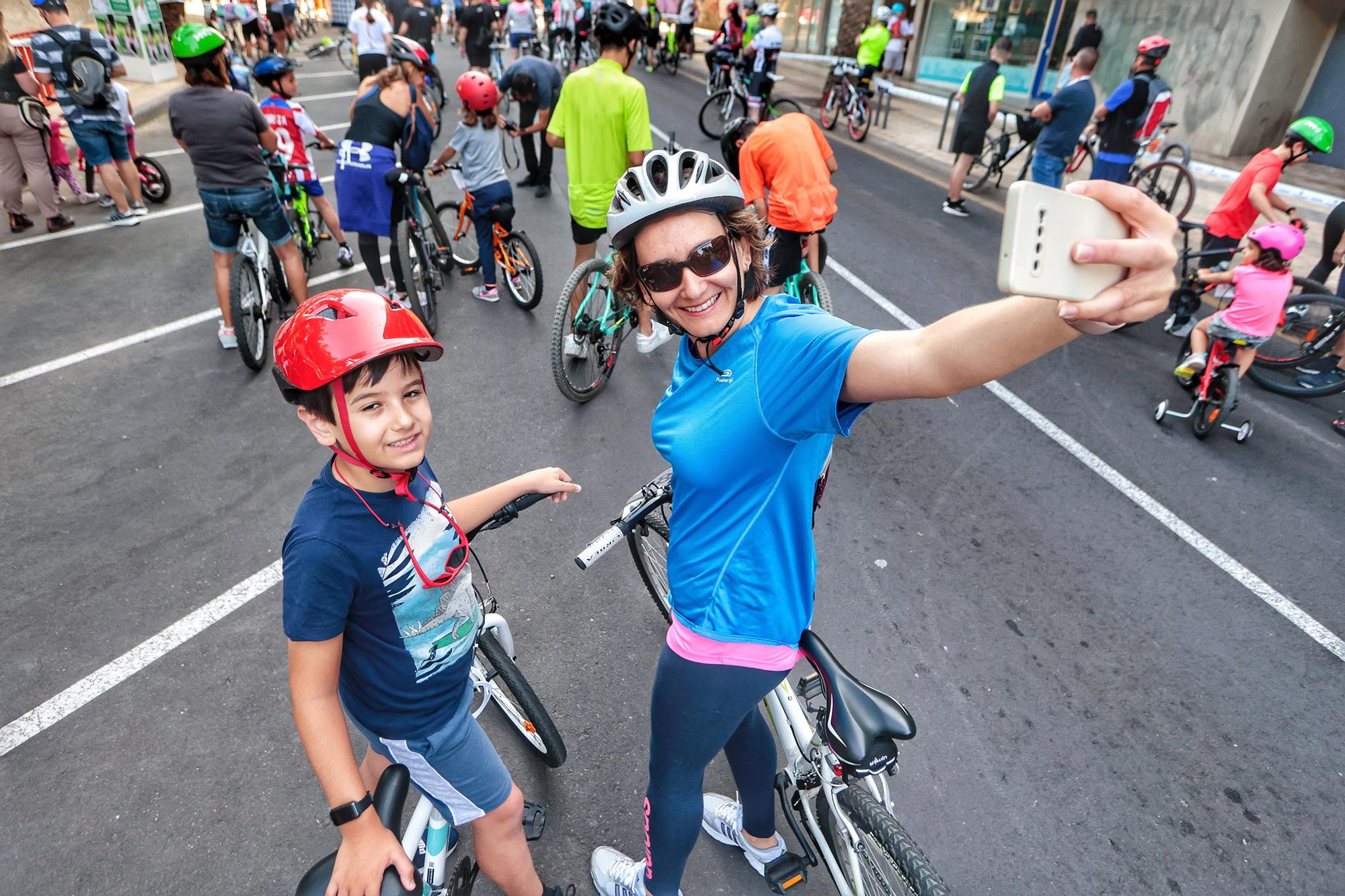 Fiesta de la bicicleta en Santa Cruz de Tenerife