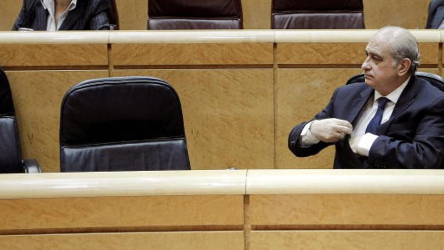 Fernández Díaz, en el Senado.