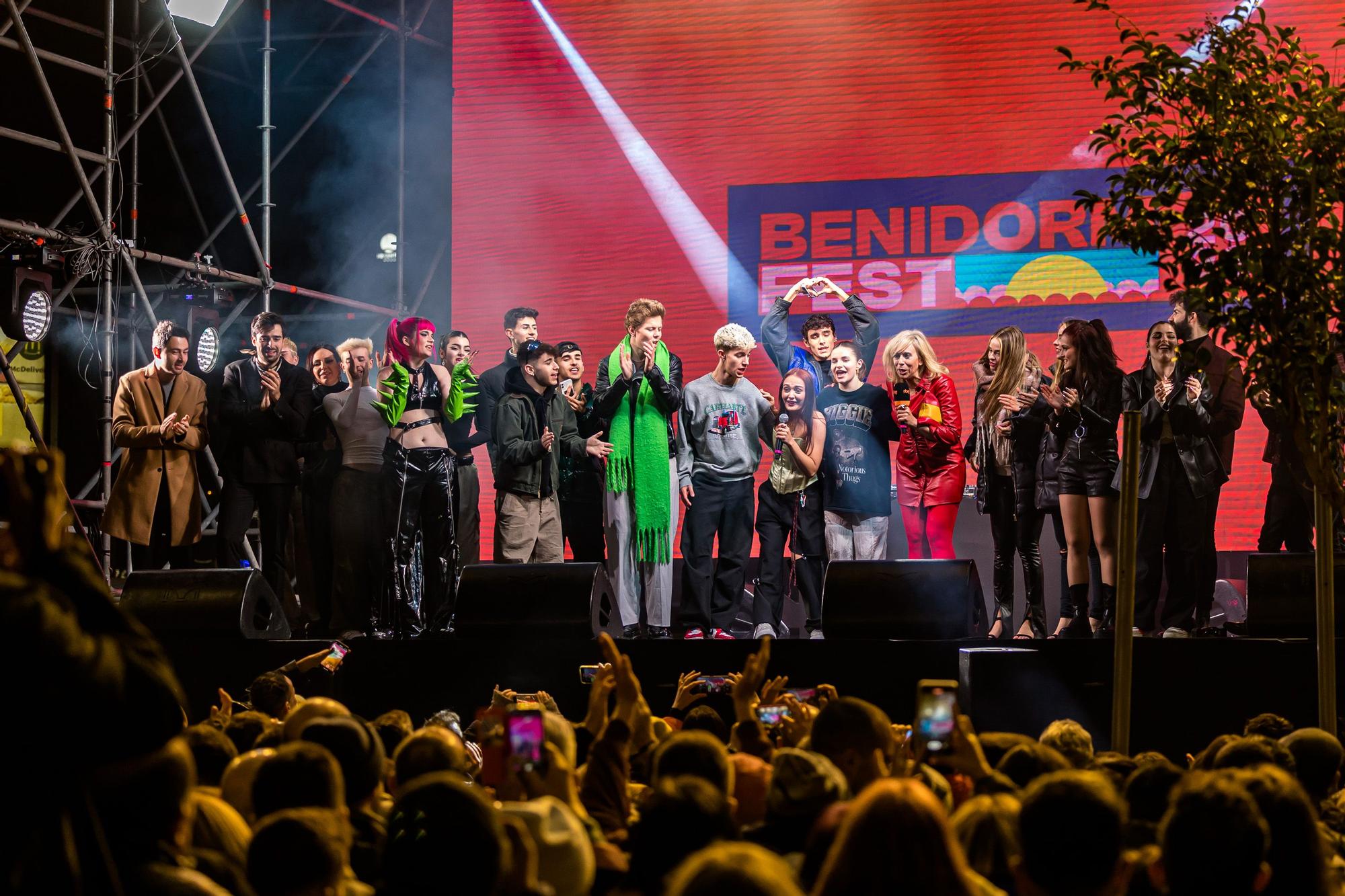 Las imágenes de la fiesta Euroclub del Benidorm Fest en el Tecnohito