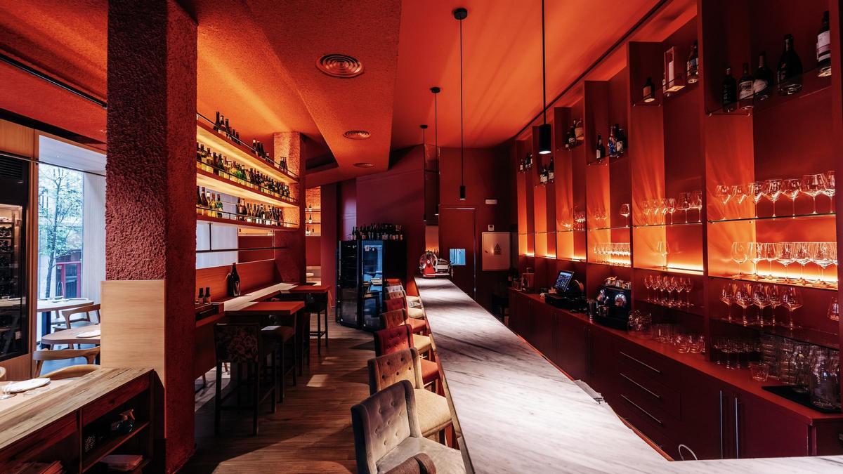 La planta de arriba de Angelita, territorio vinícola.