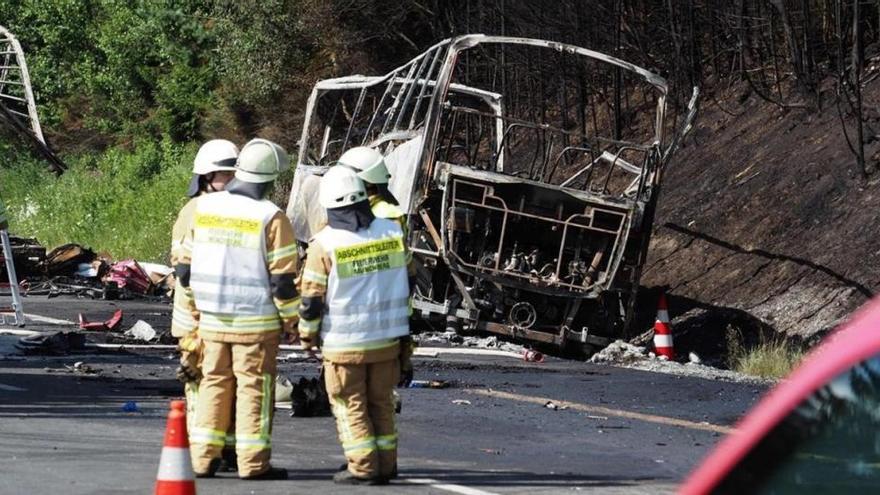 18 muertos en un accidente de autocar en Alemania