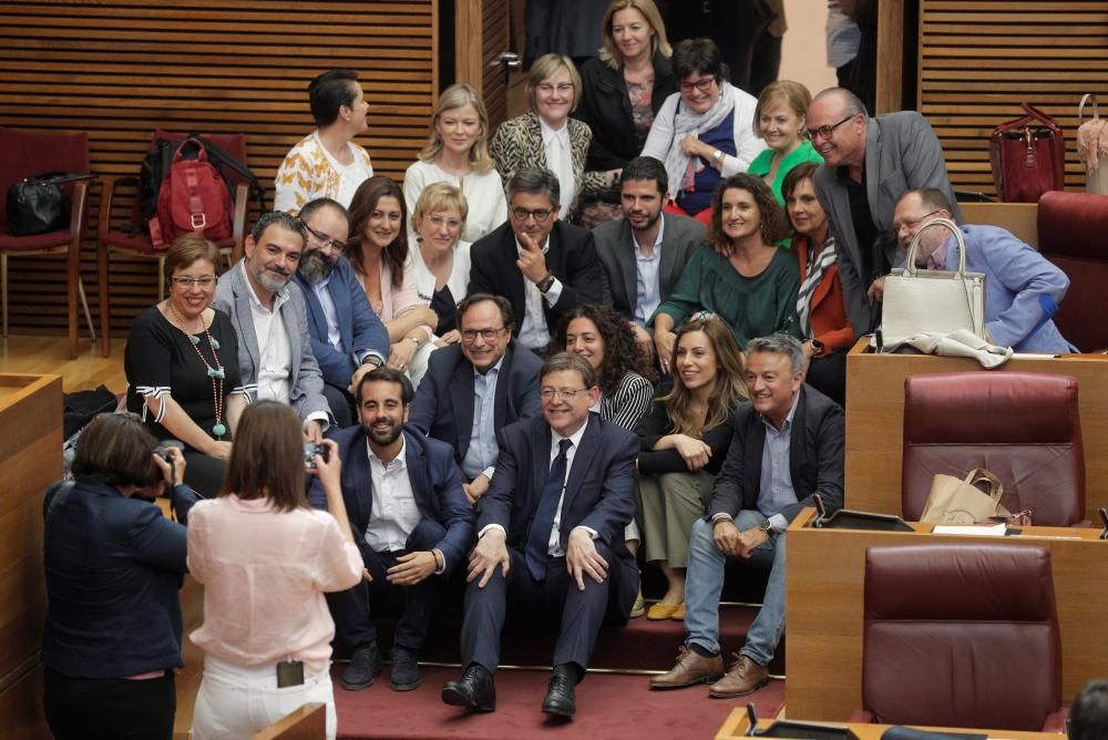 Ximo Puig, investido presidente de la Generalitat Valenciana