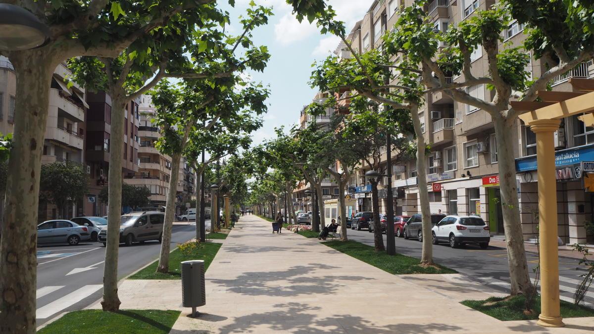 Orihuela peatonaliza la avenida Teodomiro para facilitar la movilidad de los peatones