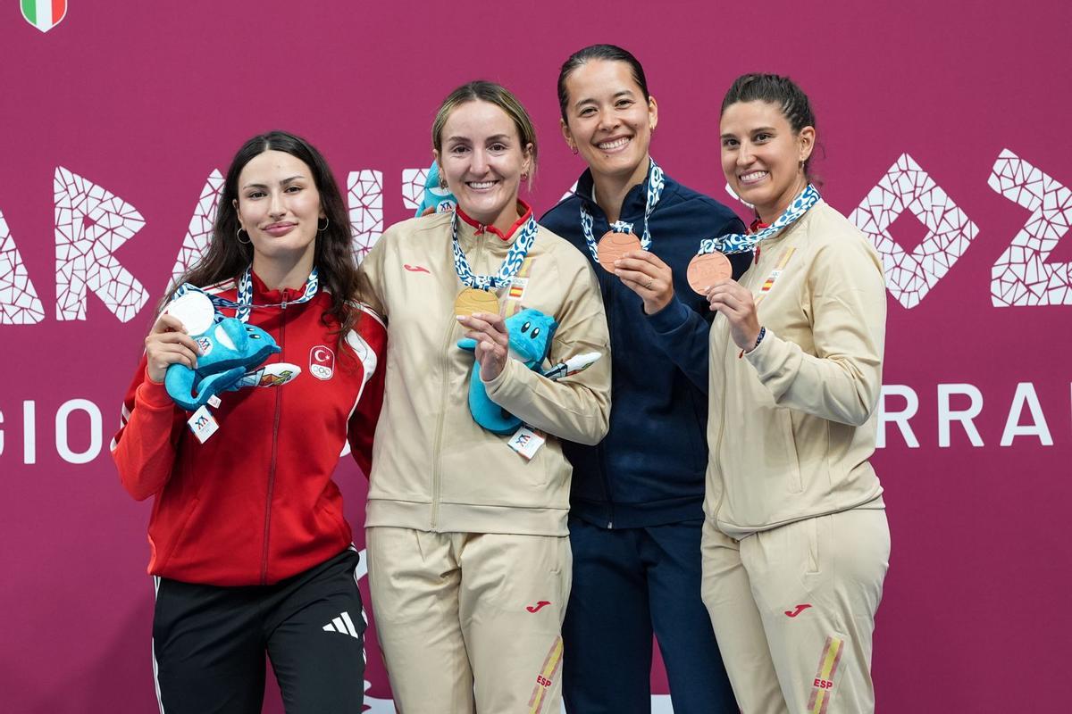 Lucía Martín-Portugués, oro español en sable en Taranto 2026.