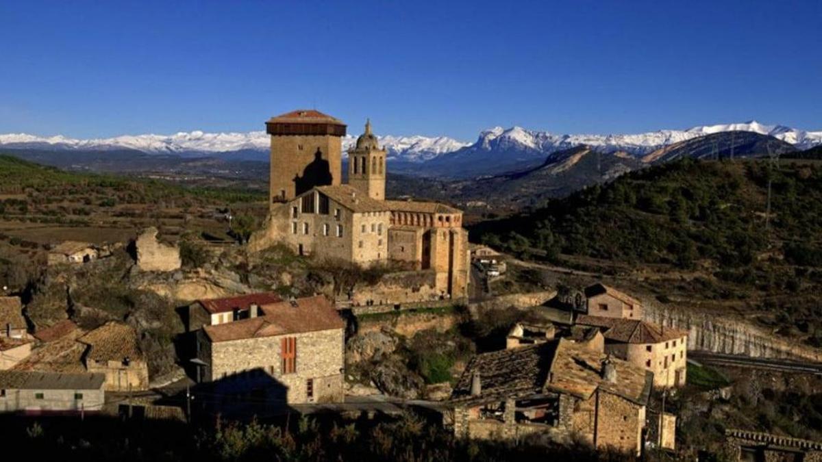 La localidad de Abizanda, en la provincia de Huesca, es uno de los pueblos en la lista de asentamientos de rango X.