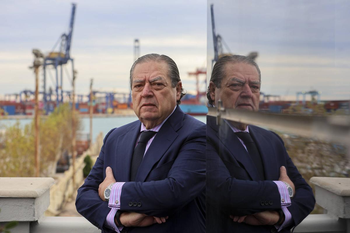 Vicente Boluda Fos, en la sede de la compañía en el puerto de València, a una imagen de archivo.