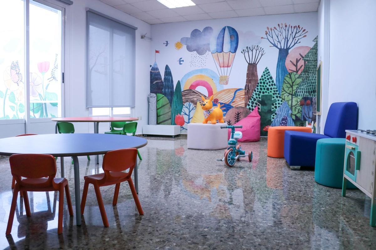 Entorno habitual de un punto de encuentro familiar judicial, en un municipio de la Comunidad Valenciana, en una imagen de archivo