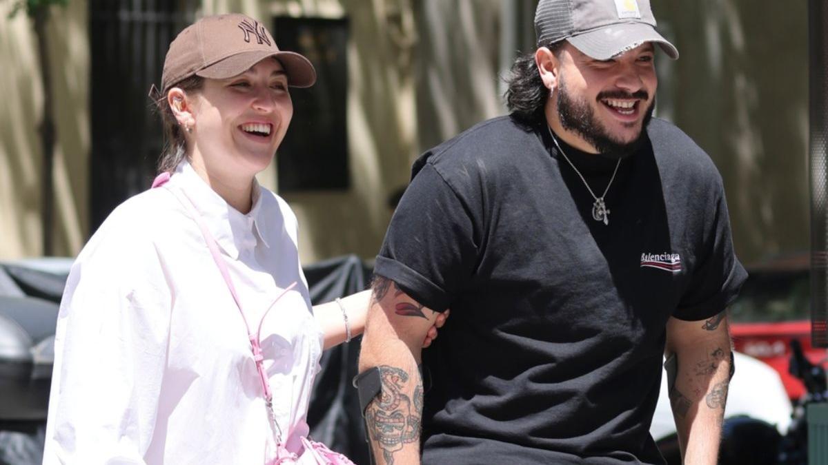 Alba Diaz y su pareja