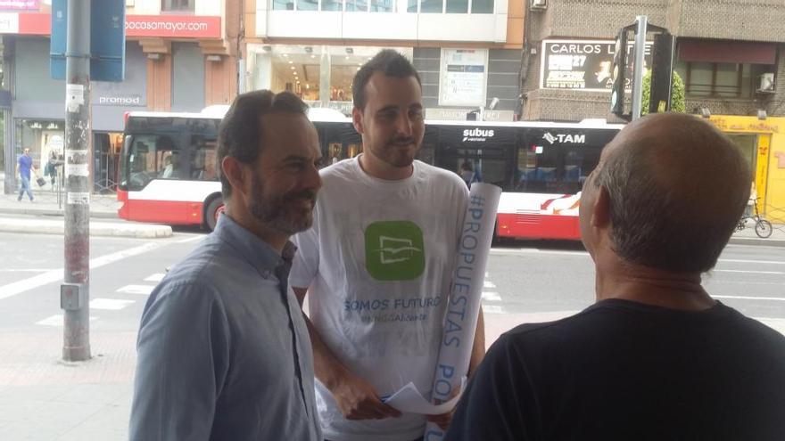 Carlos Castillo, durante la iniciativa de esta mañana.